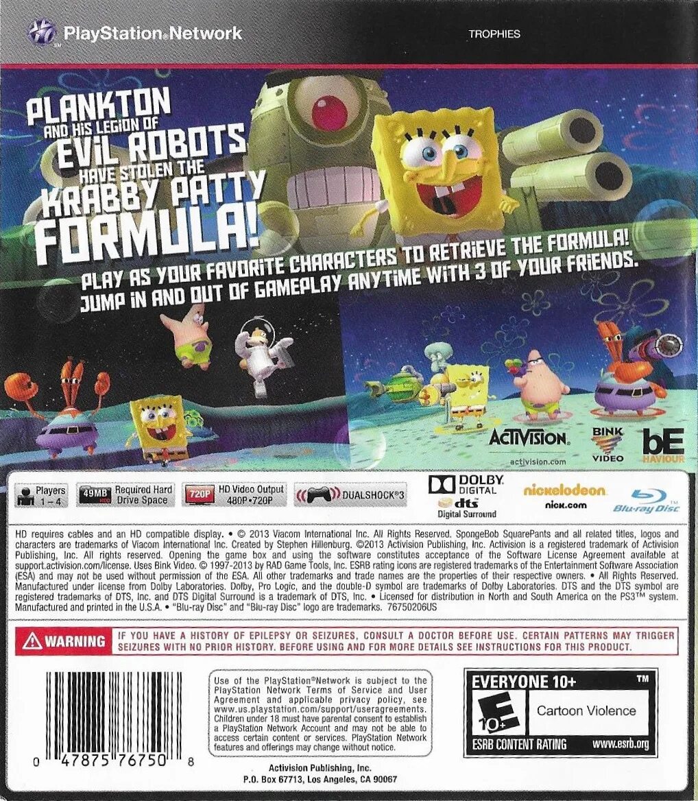 Planktons robotic revenge. Spongebob squarepants plankton&#039;s robotic revenge ps3. spongebob squarepants: plankton&#039;s robotic revenge (2013). [xbox 360] spongebob squarepants: plankton&#039;s robotic revenge (2013).