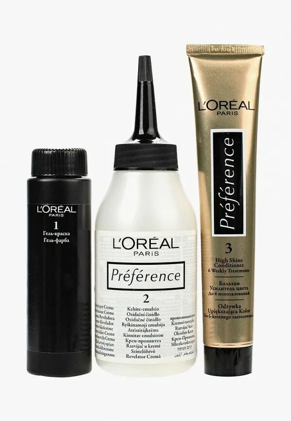 Домашние краски лореаль. L&#039;oreal paris краска набор. краска для бровей лореаль коричневая. лореаль профессионал краска шампань 2009 год. что такое проявляющий крем для волос лореаль.