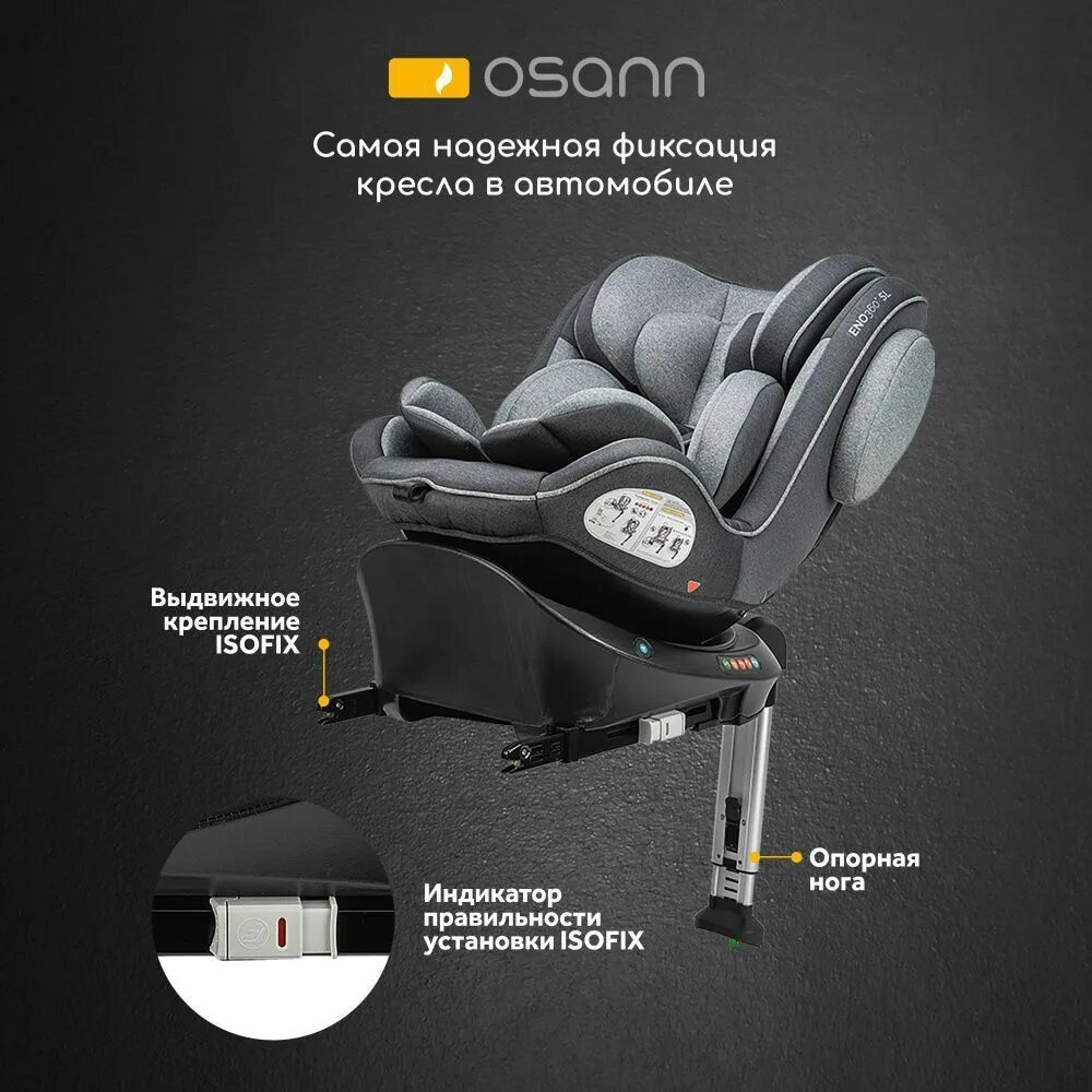 Автокресло osann eno. Детское автокресло Osann Eno 360 Universe Grey. Автокресло детское Osann eno360 SL. Детское кресло Osann Eno 360 SL. Osann автокресло eno360 SL цвета.