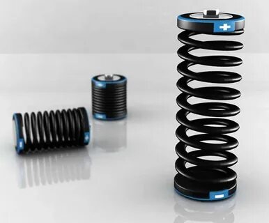 Battery spring