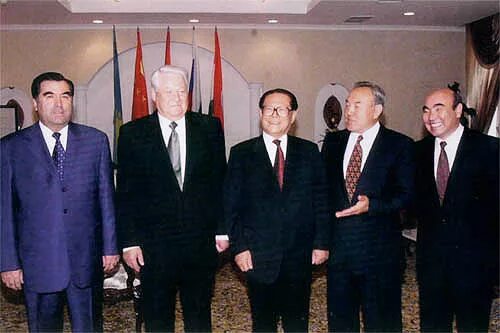 Встреча в шанхае. Шос 1996. саммит шос 2001 в шанхае. шанхайская пятерка 2001. шанхайская пятерка 1996.