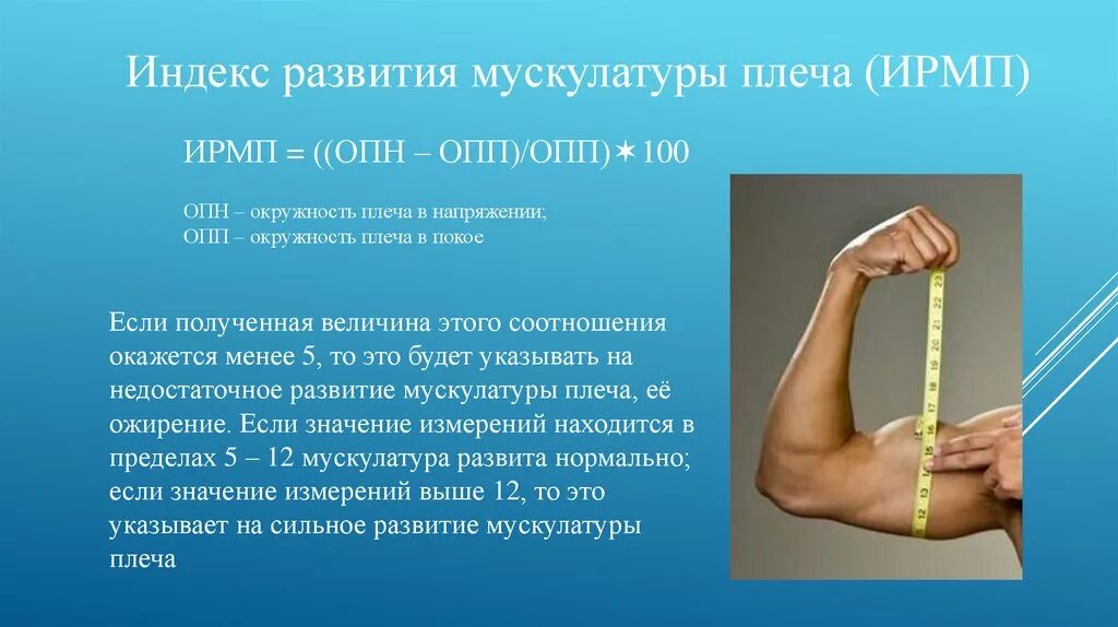 Степени развития мышечной системы. Определяю показатель развития мускулатуры плеча. Индекс развития мускулатуры плеча. Мышечную силу развивают. Степень развития мускулатуры у детей.