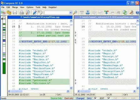 File comparison