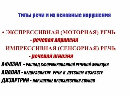 Экспрессивная и импрессивная речь в логопедии