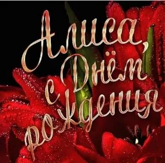 Алиса с днем рождения мужчину