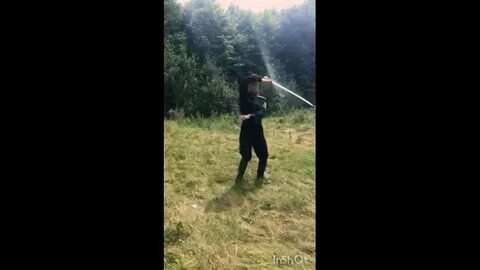 Фланкировка казачьей шашкой под песню