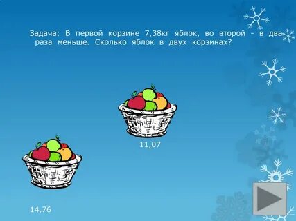 Задачи корзины