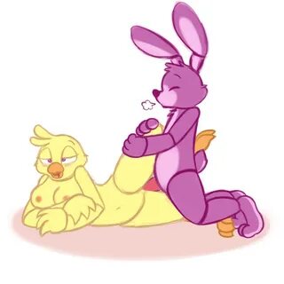 bonnie, guilty, animatronic, breasts, bunny, chicken, erection, furry, furr...