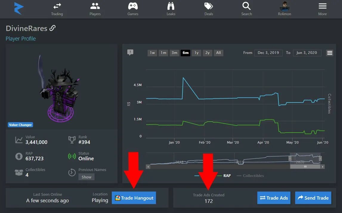Roblox local player