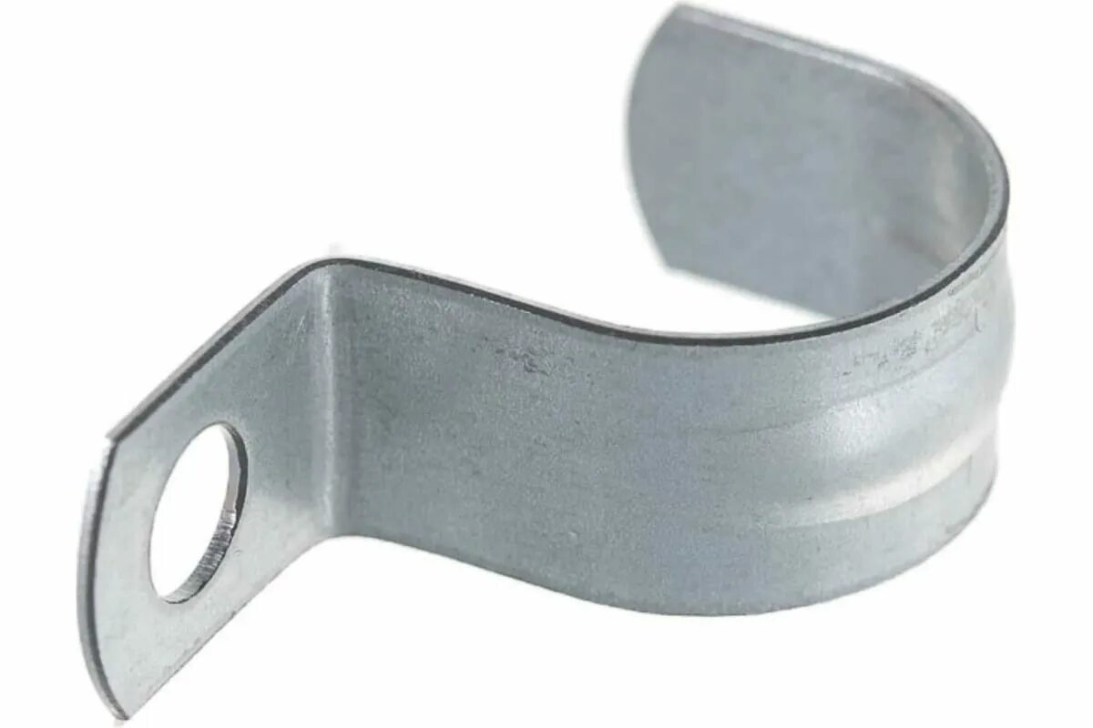 Скоба крепежная однолапковая d19-20мм метал. Скоба однолапковая d20. Скоба однолапковая 19 мм. (100шт. Скоба однолапковая d20.