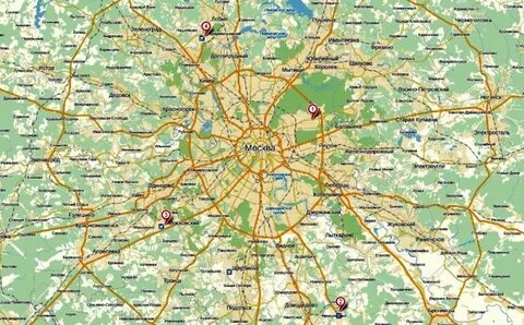 Автовокзалы москвы на карте