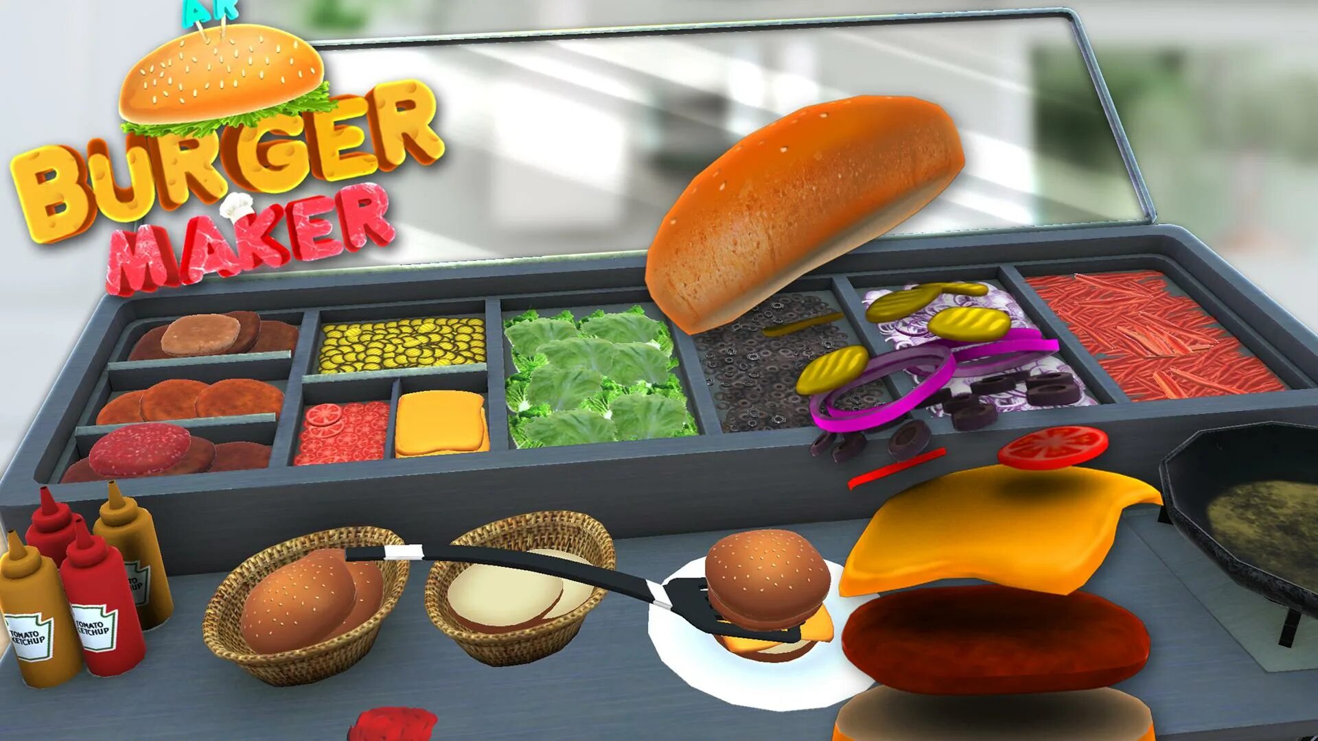 Игра где надо бургер. Гамбургер мейкер. Игровой автомат бургер. Burger Pack maker. Бургер ферма игра.