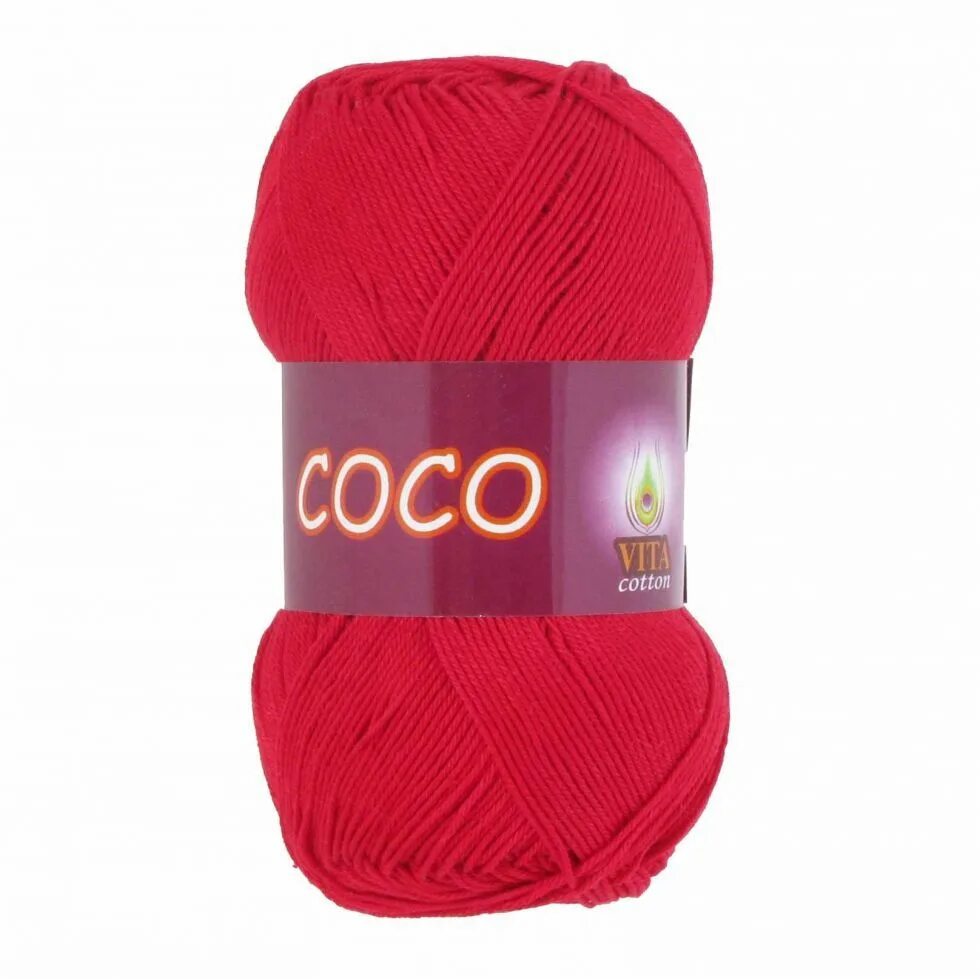 Пряжа vita coco. Пряжа coco vita cotton. пряжа vita coco 3861, уп.10шт. vita cotton coco 3856 красный.