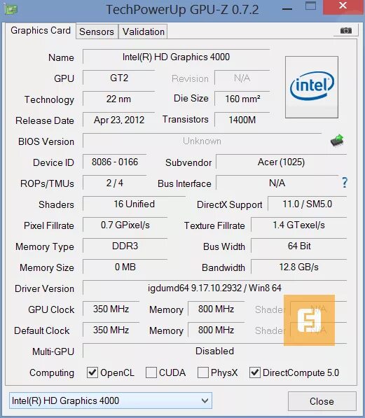 Intel graphics 730 аналог какой видеокарты. Intel hd 4000 gpu z. intel hd graphics 4000 характеристики объём памяти. видеокарта intel r hd graphics 4000 характеристики. intel hd graphics 4000 gpu-z.