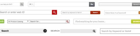 Search fields