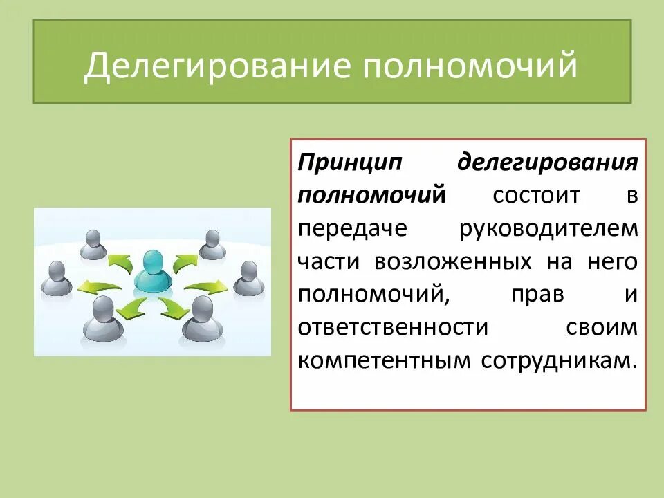 Склонность делегировать ответственность за ребенка другим людям. Делегирование полномочий. Делегирование презентация. Делегирование полномочий презентация. Принципы делегирования.