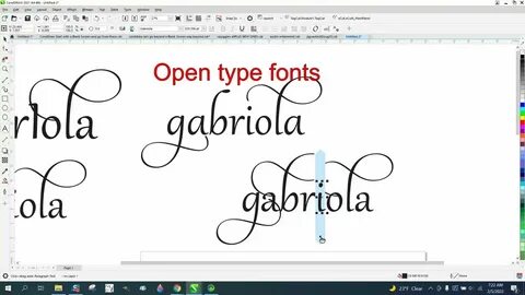 Open type