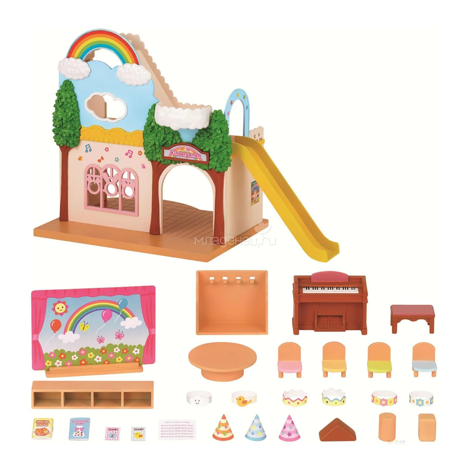 Sylvanian families 3587. Sylvanian families nursery. Sylvanian families 3587. Сильвания фэмили детский сад радуга. Sylvanian families 3587.