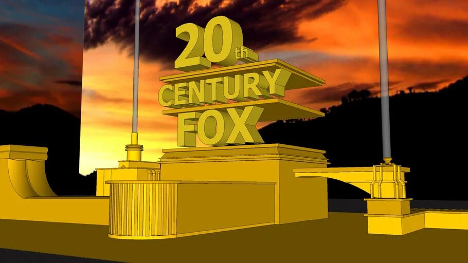 20th fox 3d. 20rt Century Fox. 20th Century Fox 3d Warehouse. 20th Century Fox Sketchup. 20 Век Фокс скетчап.