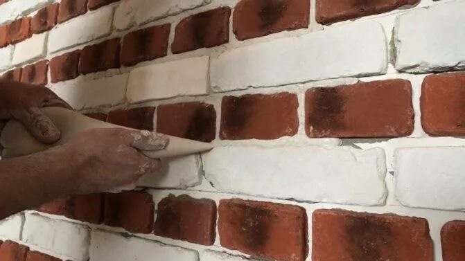 Покрасить швы кирпича. Крашенный кирпич. покраска кирпича. покрасить кирпич. покрасить кирпичную стену.