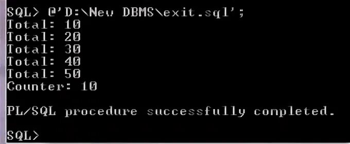 Dbms output put. Dbms output put