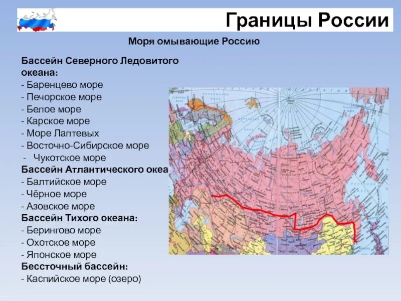 Какие бассейны относятся к северному ледовитому