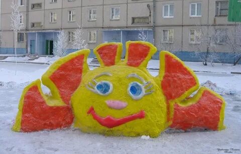Слепить фигуру из снега