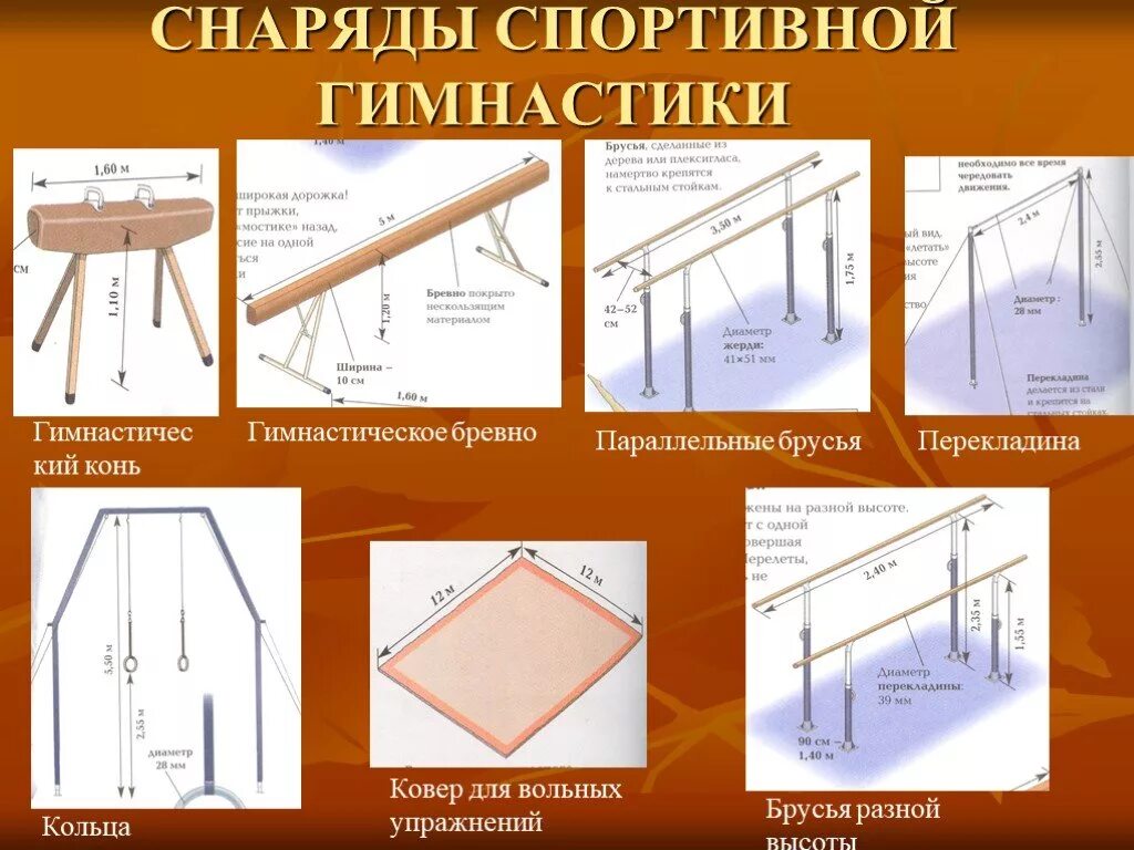 Виды спортивных снарядов в спортивной гимнастике. Название снарядов и гимнастических элементов упражнений. Виды спортивных снарядов в спортивной гимнастике. Виды спортивных снарядов в спортивной гимнастике. Виды спортивных снарядов в спортивной гимнастике.