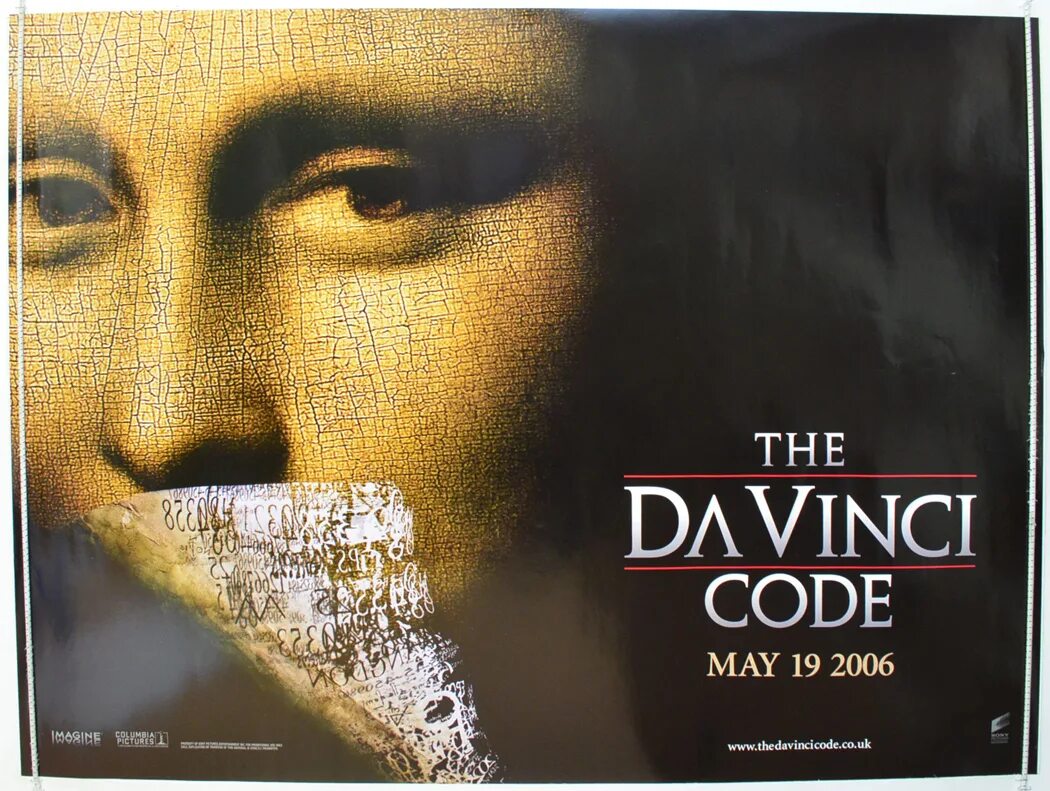 The code. The da vinci code. the da vinci code poster. the da vinci code 2006 poster. код давинчи книга постер.