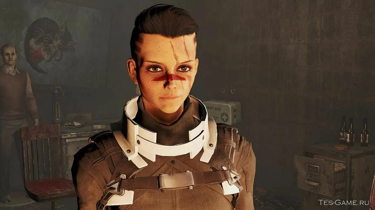 Fallout установщик модов. Fallout 4 элис. фоллаут 4 лицо синта. fallout 4 станок. fallout лицо.