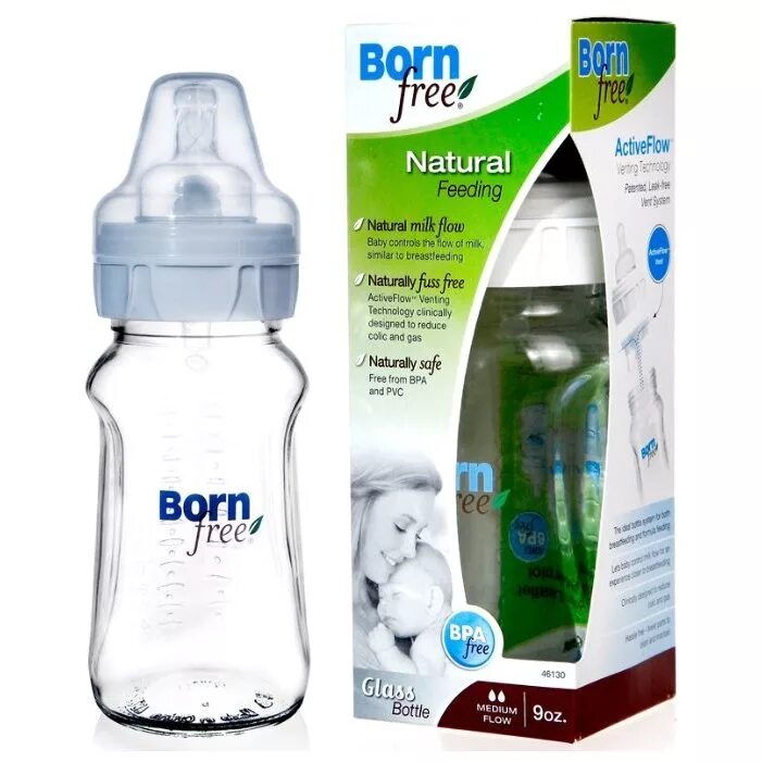 Новая бутылочка. BORNFREE бутылочка стеклянная 260 мл. Бутылочки Борн для новорожденных. Стеклянная бутылка для кормления born.