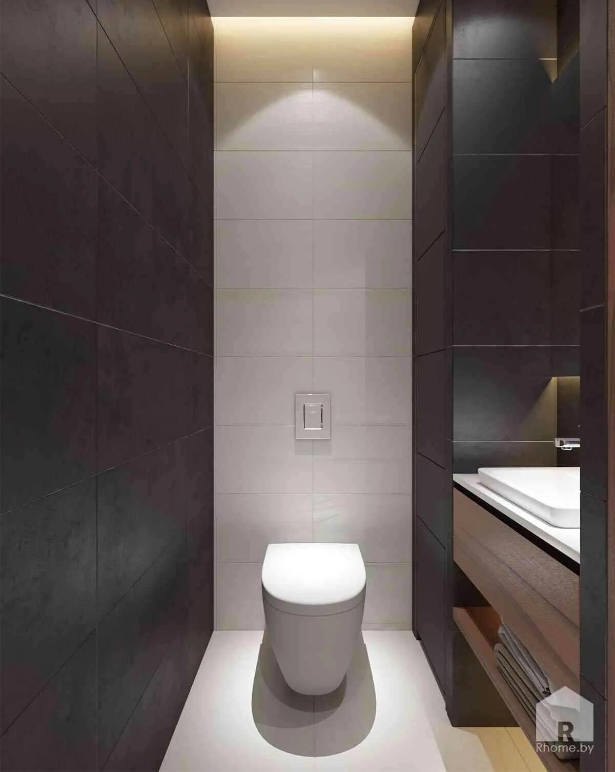Pin by Tereza Kupcová on Bathrooms Small toilet design, Bathroom design small, T