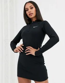 Мини платье с рукавами