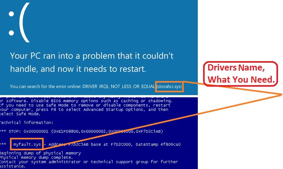 Ошибка драйвера 1. Ошибка driver_irql_not_less_or_equal. 0x000000d1 синий экран windows 7. синий экран d1. синий экран стоп d1.
