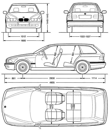 Размеры бмв е36. Габариты БМВ е36 седан. БМВ е36 габариты. BMW e36 габариты. БМВ е39 универсал габариты.