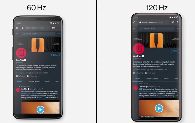 Экран 120 Герц. Телефон 60 Герц. Телефоны 120 Герц. 120 Герц vs 60.