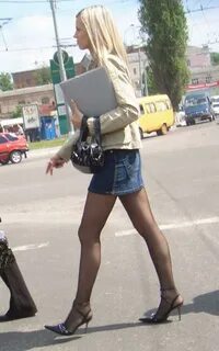 Съем на улице женщина