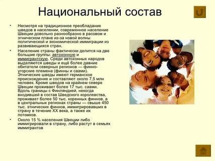 Этнический состав швеции