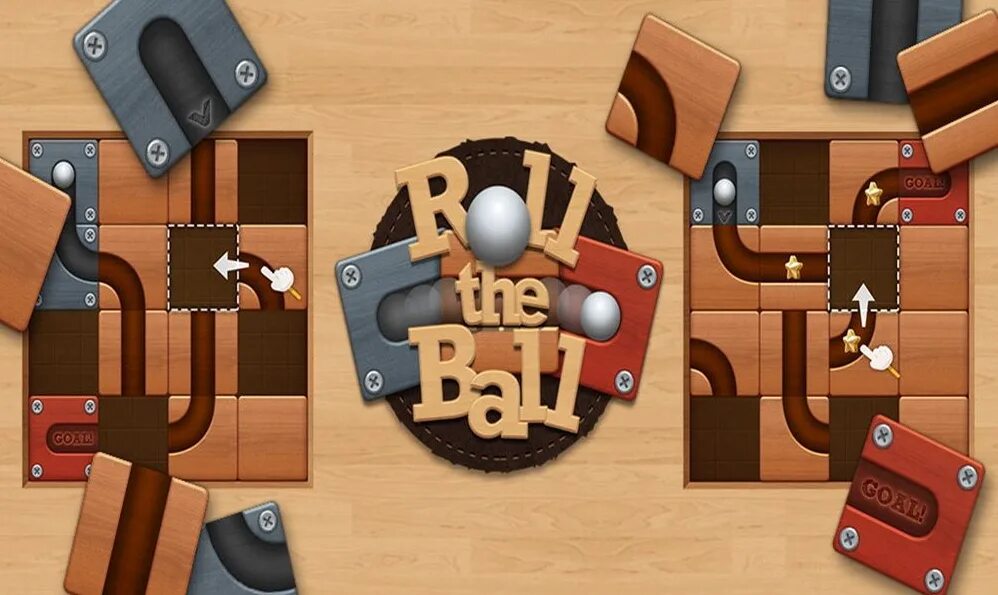 Roll download. Игра Ball. Игры Roll. Игры на логику на андроид. Головоломка с передвижением.