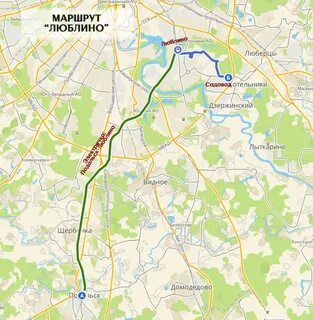 Станция подольск маршрут