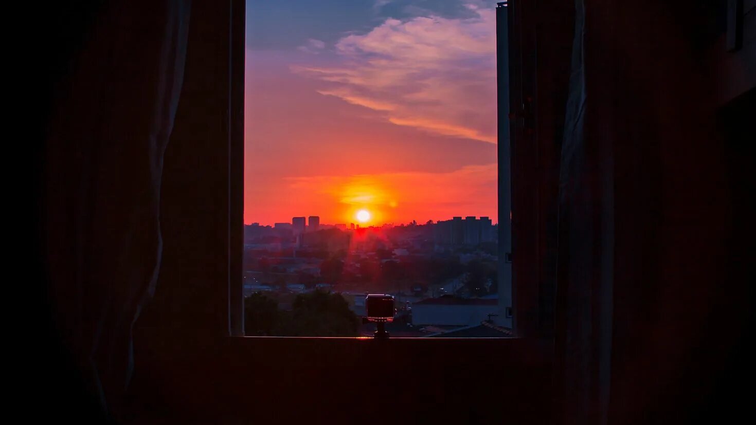 Sun open windows