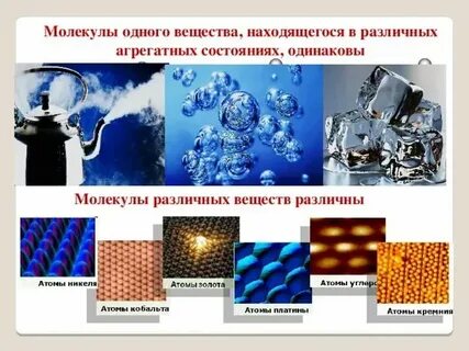 Вещества в трех состояниях примеры
