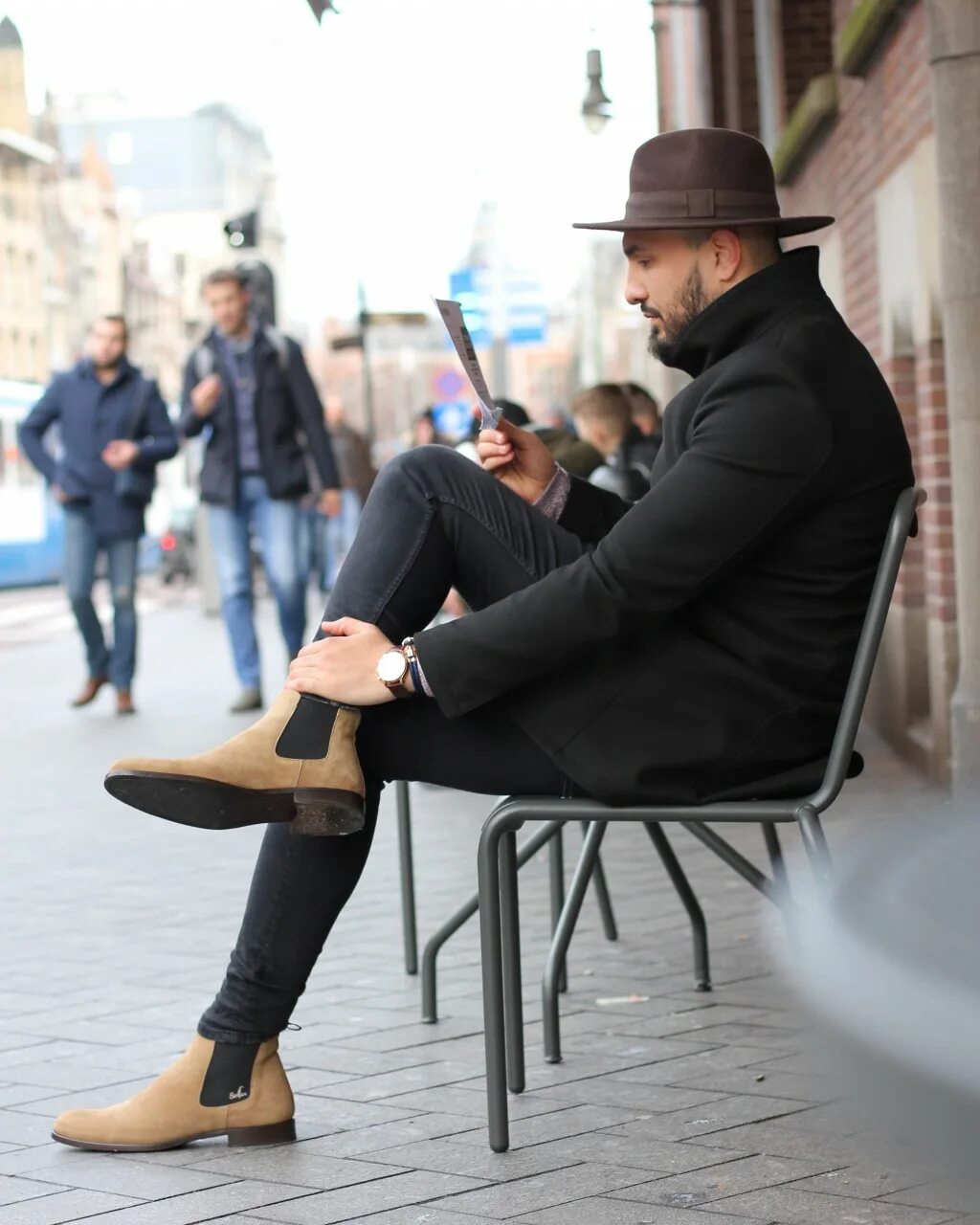 Человек ботинок. Chelsea Boots men.