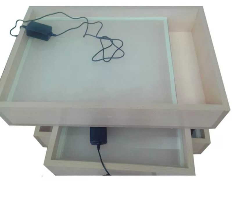 (70*50*48-61см). песочный планшет. стол для песочной анимации. столик для песка с подсветкой. песочный планшет для рисования песком с подсветкой.