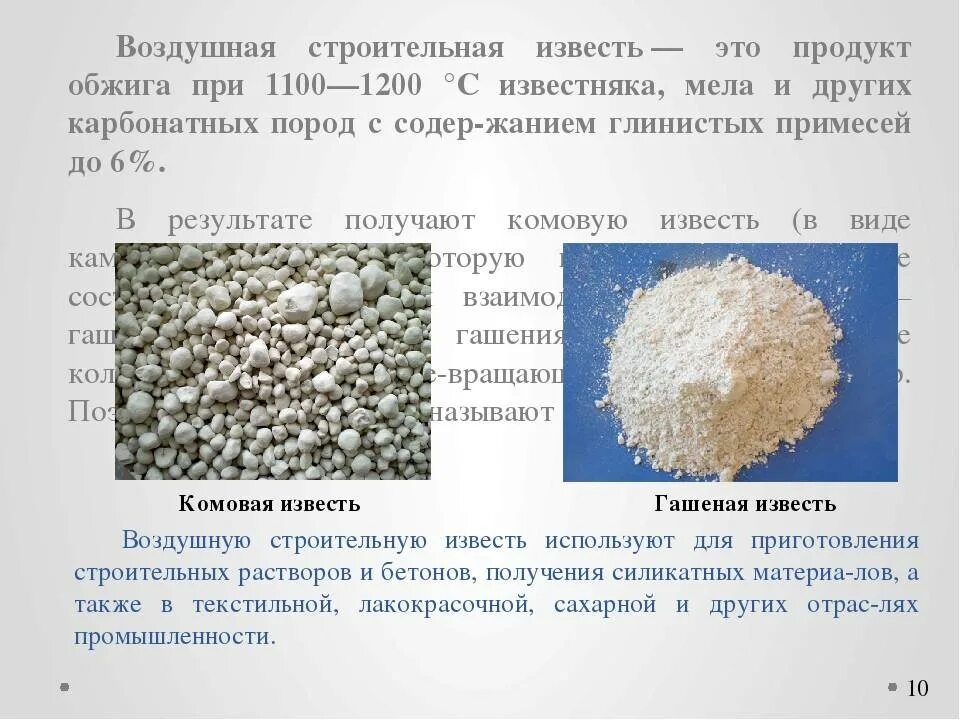 Что находится в извести. Известь строительная. известь характеристики. раствор негашеной извести. сырьевые материалы для производства гипса.