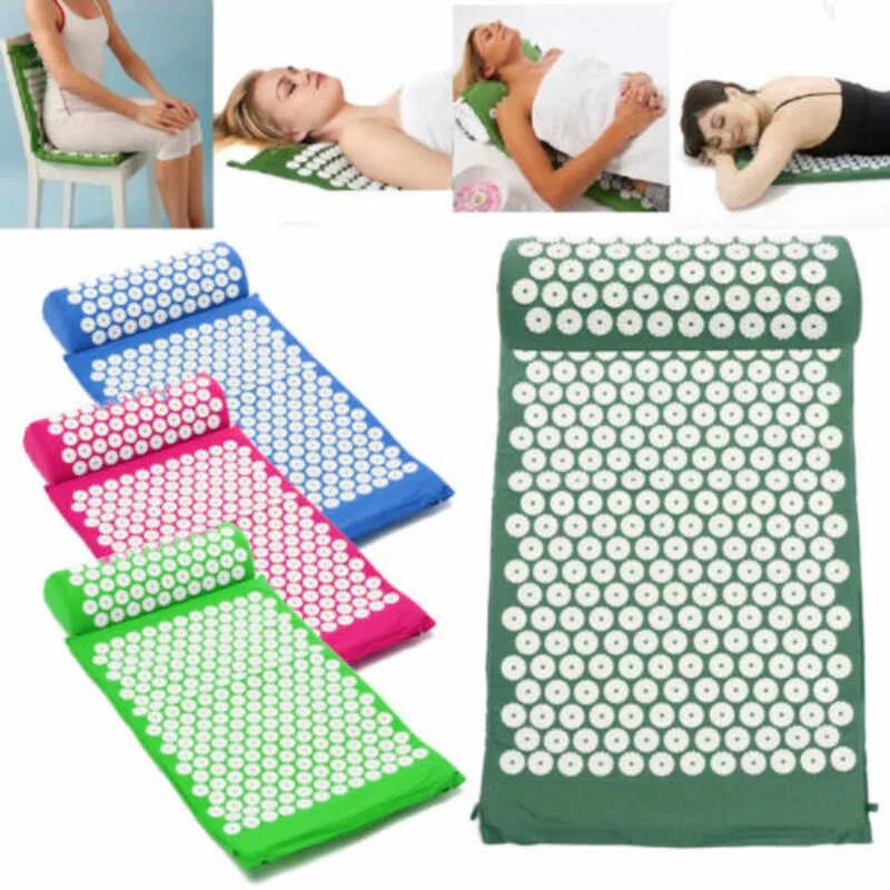 Массажный коврик применение. Коврик массажный Кузнецова Acupressure. Acupressure mat акупунктурный коврик. Массажный акупунктурный коврик с подушкой аппликатор Кузнецова. Массажный коврик акупунктурный мт902.