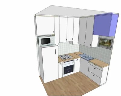 Проект кухни 5 м
