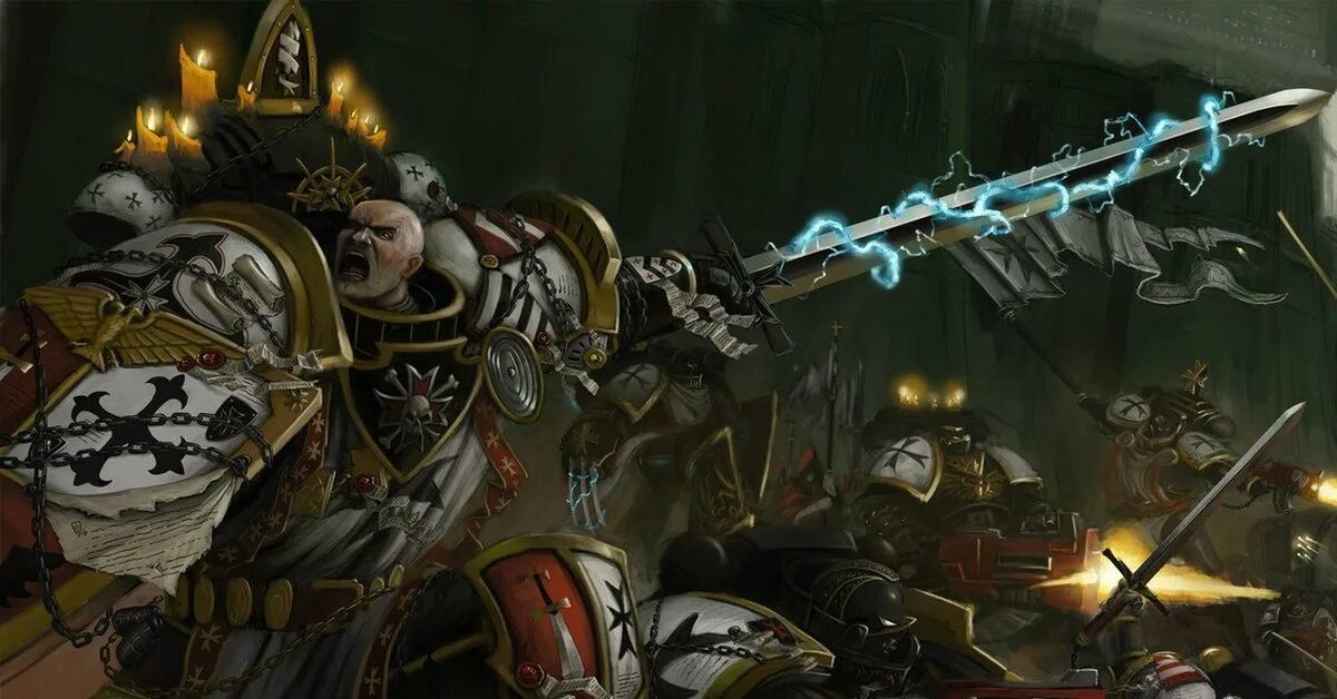 Чёрные храмовники warhammer 40000. Чемпион императора черный храмовник. Вархаммер 40000 тёмные храмовники. Вархаммер 40000 black templars. Чемпион императора черный храмовник арт.