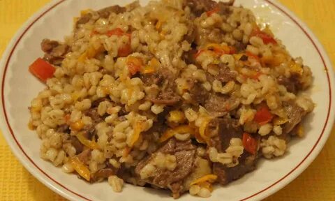 Каша перловая с мясом домашняя