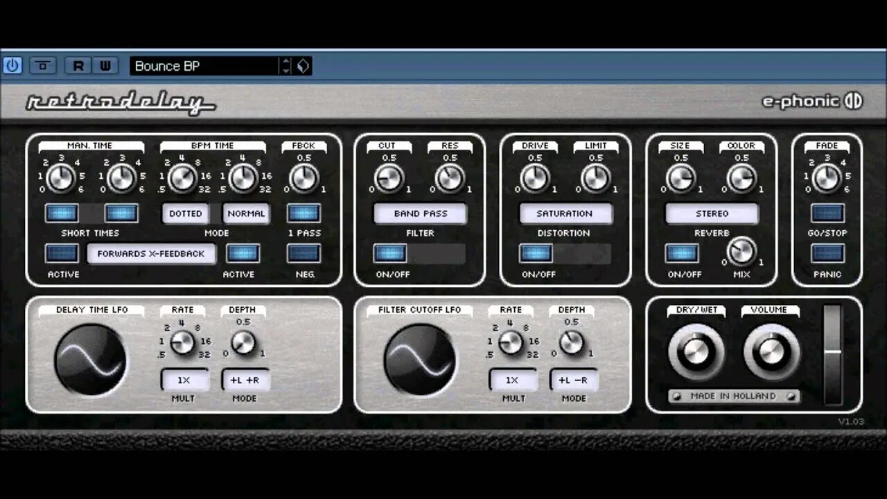 It has a delay. Delay vst. хорус vst. эквалайзер фоник. retro 176 vst.